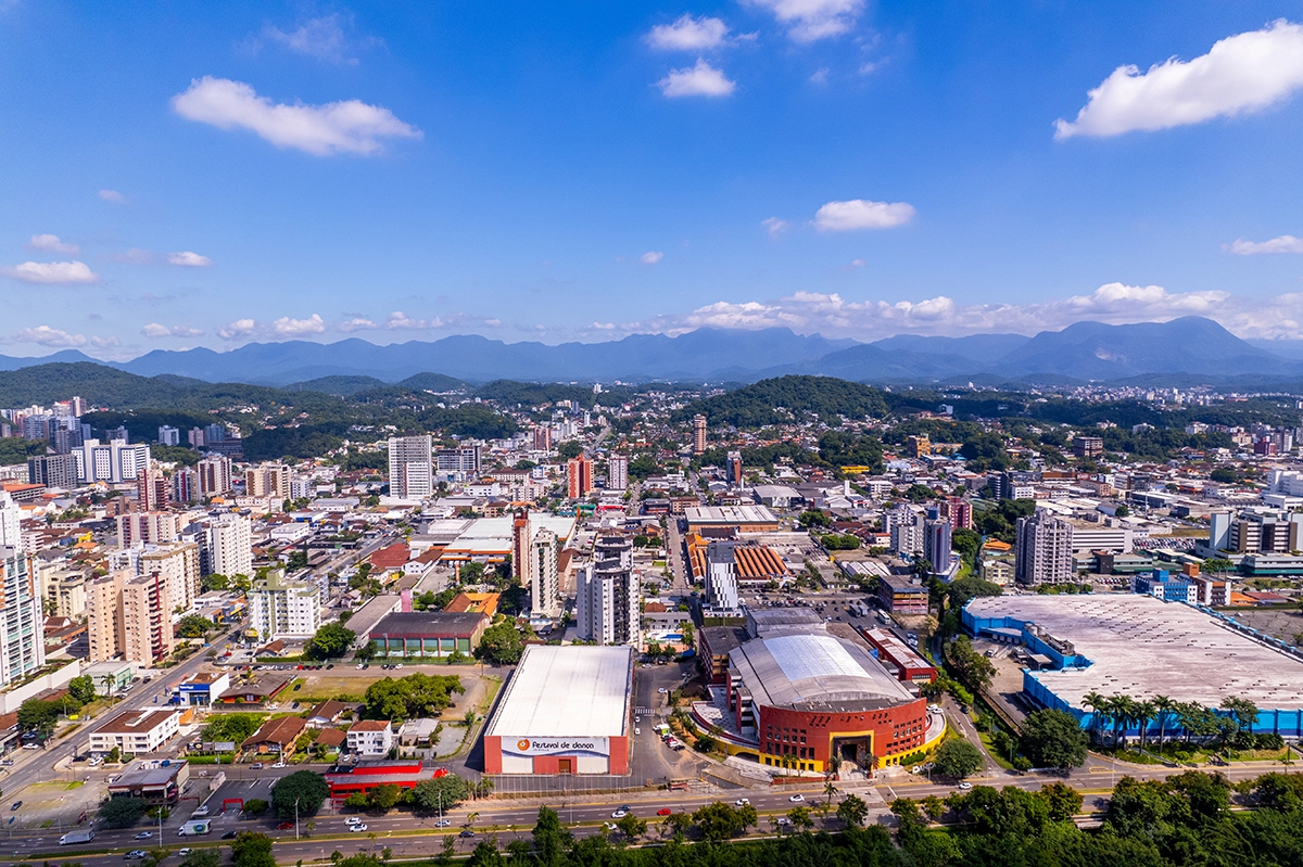 Foto Aerea Centro Joinville - Photo Drone Joinville