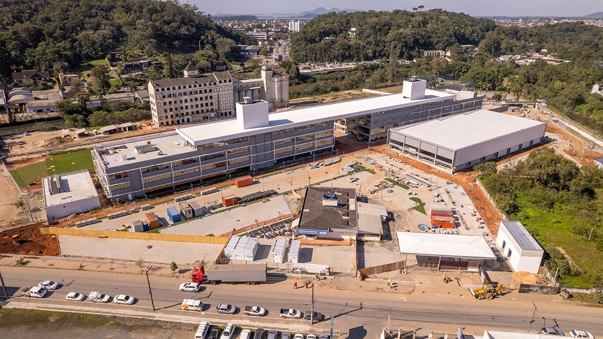Foto Aerea Escola Sesi Senai Joinville - Photo Drone Joinville